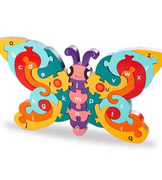 Alphabet Butterfly Adventure Puzzle