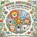 Fun Animal Coloring Adventure for Preschool Kids
