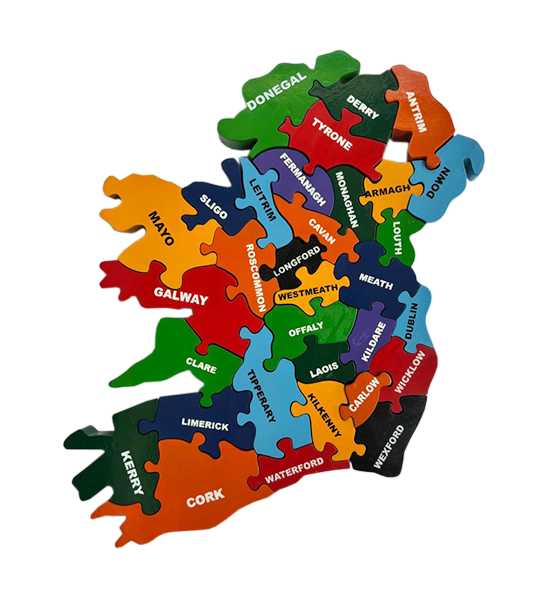 Ireland Adventure Map Puzzle