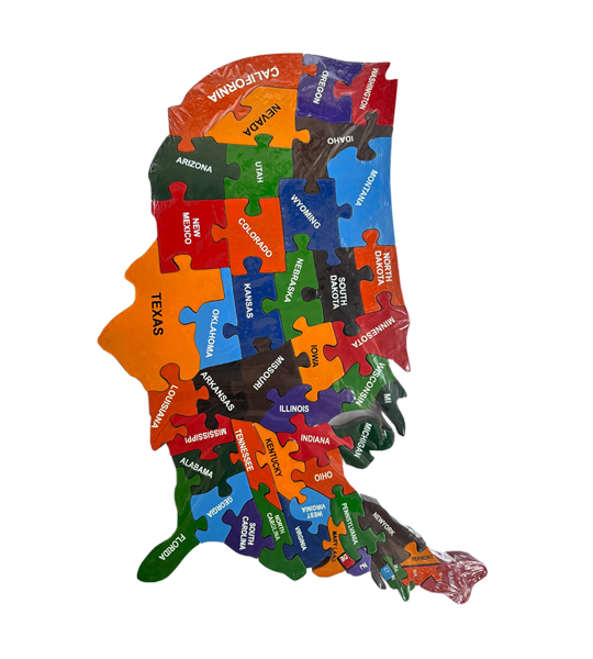 USA Adventure Map Puzzle